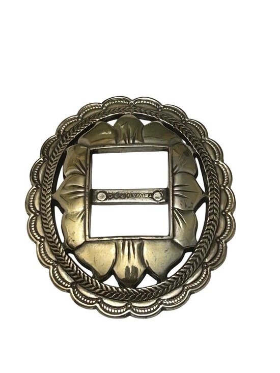 Brighton VTG 1993 Sunflower Silver & Leather Concho Belt 34\
